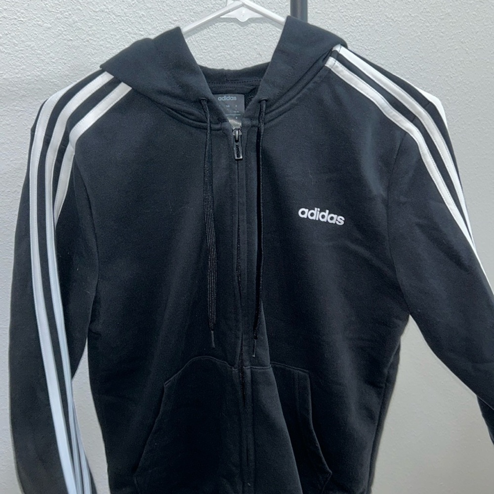 Adidas Black Zip-up